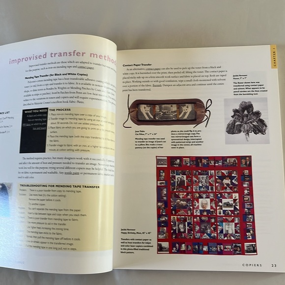 NWT Imagery on Fabric BOOK Jean Ray Laury 1997 Textile Printing Creativity - Picture 11 of 17